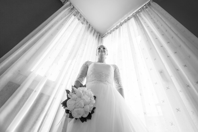 Servizio fotografico di matrimonio a Pordenone, chiesa di Santa Maria Concetta ad Eraclea. Michelino Studio, fotografo di matrimonio professionista in Veneto.