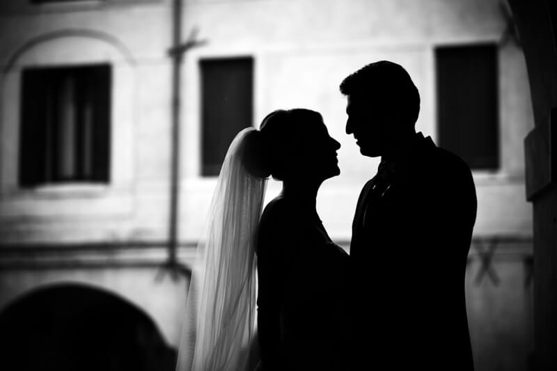 Servizio fotografico di matrimonio a Treviso, Portobuffolè, ricevimento presso Villa Giustinian. Michelino Studio, fotografo di matrimonio professionista in Veneto.