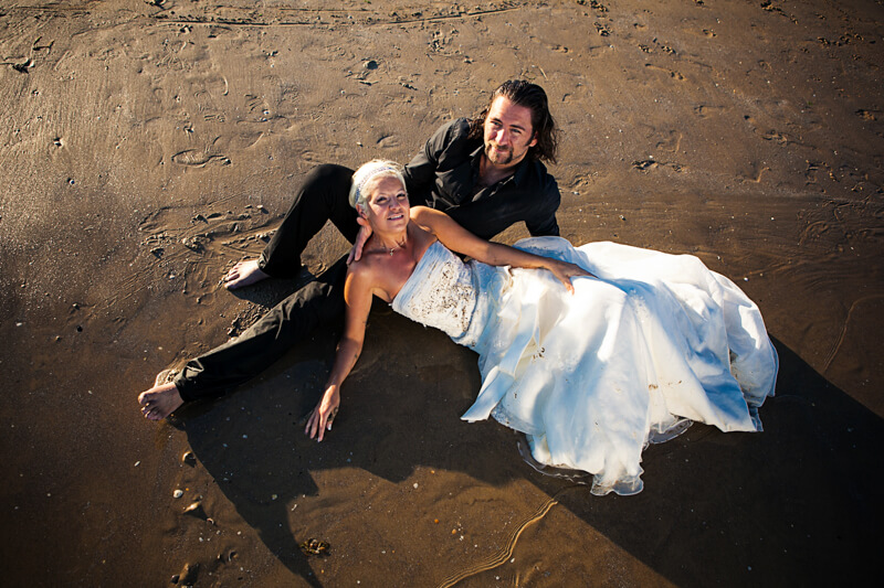 Servizio fotografico di matrimonio e Trash The dress a Jesolo. Michelino Studio, fotografo di matrimonio professionista in Veneto.