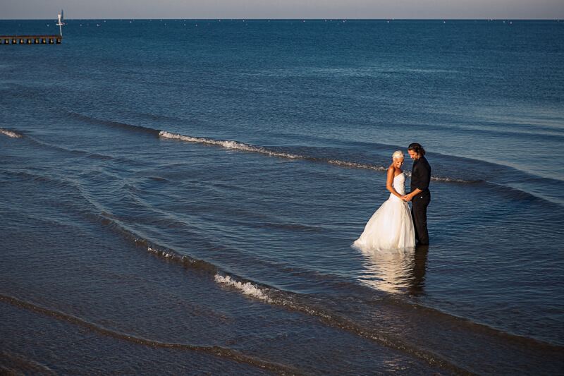 Servizio fotografico di matrimonio e Trash The dress a Jesolo. Michelino Studio, fotografo di matrimonio professionista in Veneto.
