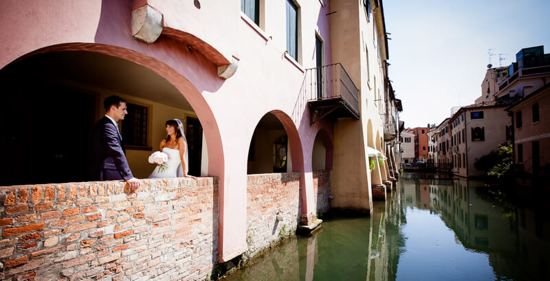 Servizio fotografico di matrimonio a Treviso e Volpago del Montello. Michelino Studio, fotografo di matrimonio professionista in Veneto.