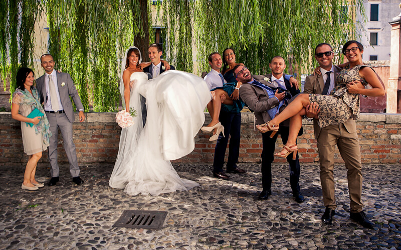 Servizio fotografico di matrimonio a Treviso e Volpago del Montello. Michelino Studio, fotografo di matrimonio professionista in Veneto.
