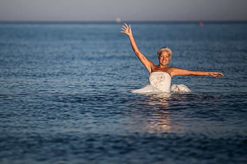 Servizio fotografico di matrimonio e Trash The dress a Jesolo. Michelino Studio, fotografo di matrimonio professionista in Veneto.