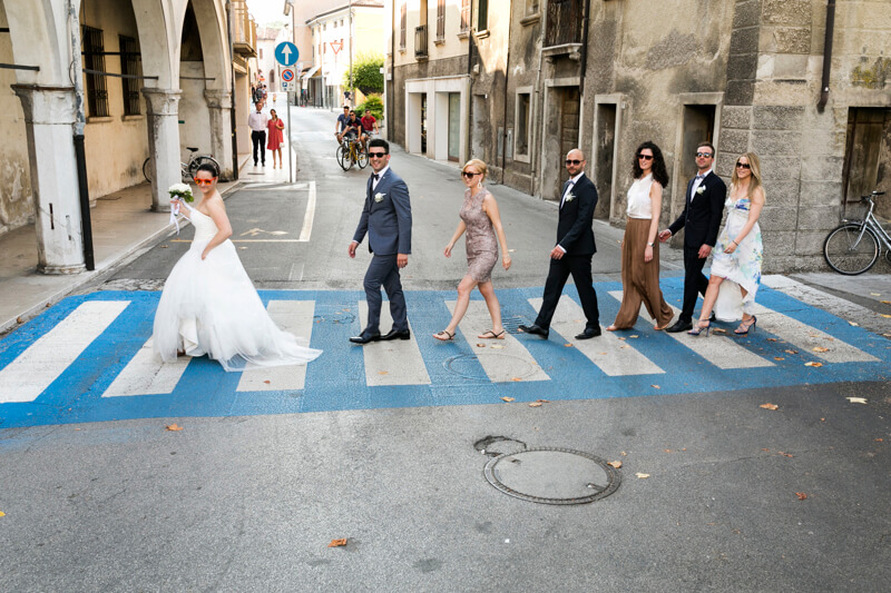 Servizio fotografico di matrimonio a Pordenone, chiesa di Santa Maria Concetta ad Eraclea. Michelino Studio, fotografo di matrimonio professionista in Veneto.