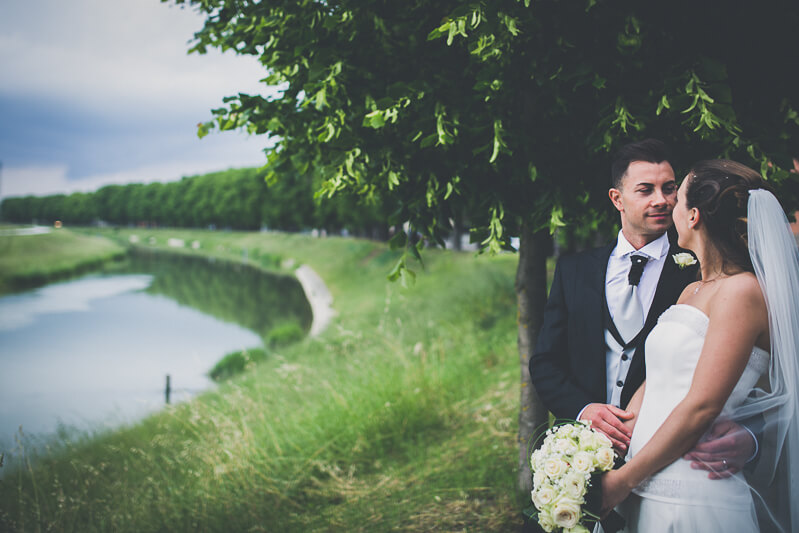 Servizio fotografico di matrimonio a San Vito Tagliamento, ricevimento Borgo Villa Braida. Michelino Studio, fotografo di matrimonio professionista in Veneto.