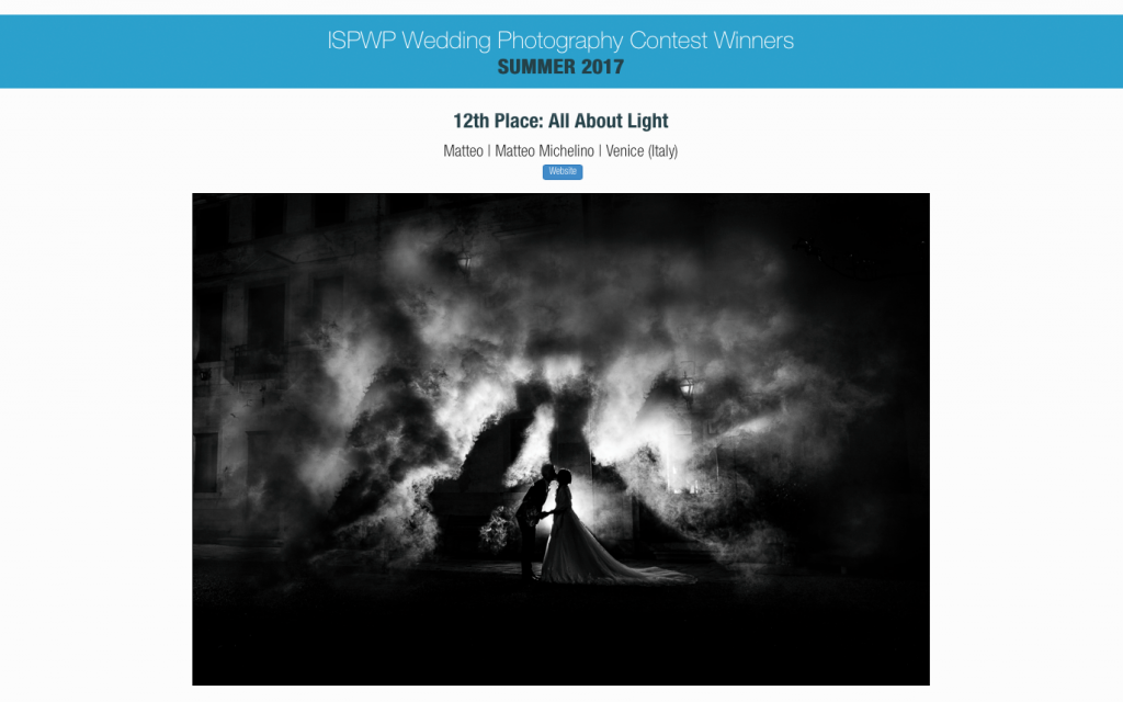 Matteo Michelino: Fotografo Professionista ISPWP. Contest Wedding Photography 2017